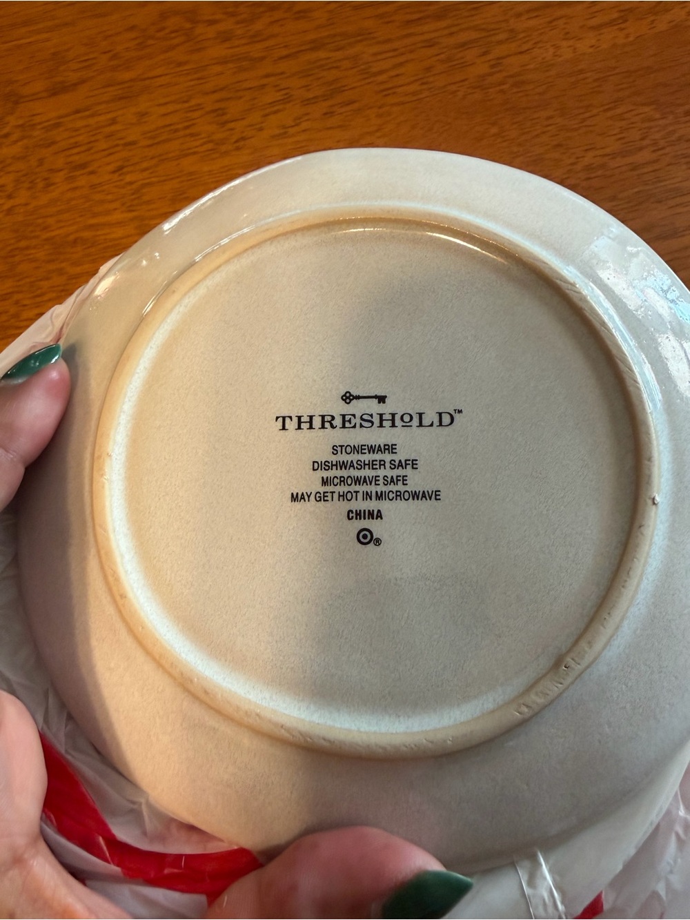 Embossed Ceramic Pumpkin Plate in Cream set of 4 - threshold - Picture 2 of 2